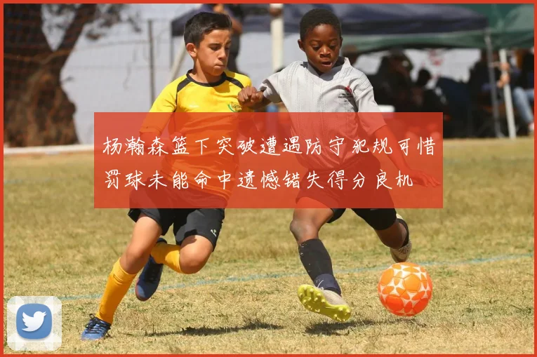 杨瀚森篮下突破遭遇防守犯规可惜罚球未能命中遗憾错失得分良机